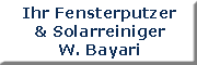 Ihr Fensterputzer/Solarreiniger W.Bayari Bendorf